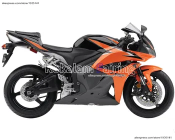 Для Honda CBR600RR F5 2009 2010 2011 2012 CBR600 RR 09/10/11/12 Оранжево-черные мотоциклетные обтекатели (литье под давлением)