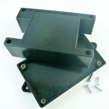 Черный пластиковый корпус Корпус из материала ABS Распределительная коробка для электронных модулей RS485 RS232 WiFi Реле Контроллер двигателя