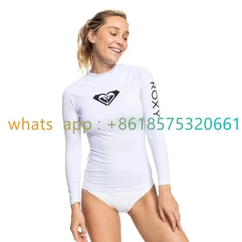 Женская футболка для серфинга с длинным рукавом и принтом 