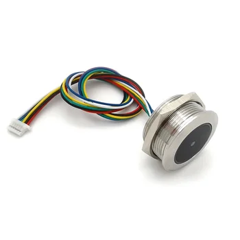 Металлическое светодиодное кольцо управления GM861 с индикаторной лампой Интерфейс UART 1D/2D штрих-код QR-код модуль считывания штрих-кода