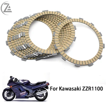 ACZ Мотоцикл Фрикционный Диск Сцепления Комплект Деталей для Kawasaki ZZR1100 ZX1100 C/D 1990-2001 ZZR ZX 1100