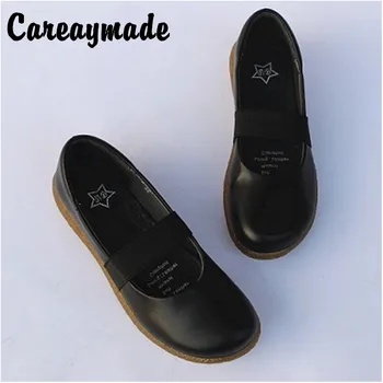 Careaymade-Внутри и снаружи кожа, 100% дышащая обувь, натуральная кожа, воловья кожа, тонкие туфли с открытым носком, простая женская обувь