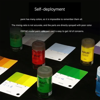 1set цвет теста Люшера карточки калибровки цвета диаграммы образцов модель делая инструмент для DIY модель ремесло инструменты раскраски 