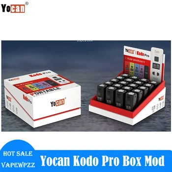 5 шт./лот Yocan Kodo Pro Mod Аккумулятор Емкостью 400 мАч 510 Нитей 10 секунд Подогрев Электронной сигареты OLED-экран