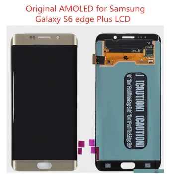 Оригинальный AMOLED-дисплей Для Samsung Galaxy S6 Edge Plus LCD G928 G928F с сенсорным экраном В Сборе Со Следами Ожогов