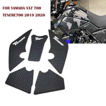 ДЛЯ YAMAHA Tenere 700 T700 XTZ 700 2019 2020 Мотоциклетные нескользящие боковые наклейки на Топливный бак, Водонепроницаемая накладка, резиновая наклейка
