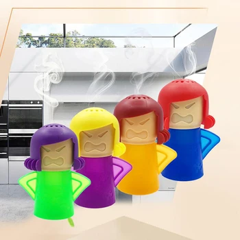 Средство для чистки духовок и микроволновых печей Angry Mama Легко очищает Пароочистители для микроволновых печей, инструменты для чистки микроволновых холодильников