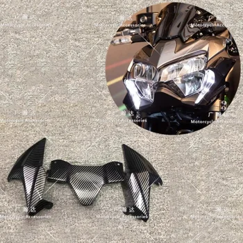Краска из углеродного волокна, капот мотоцикла, передняя боковая Носовая крышка, панель фар, комплект Обтекателей, подходит для Kawasaki Z900 Z 900 2020-2021
