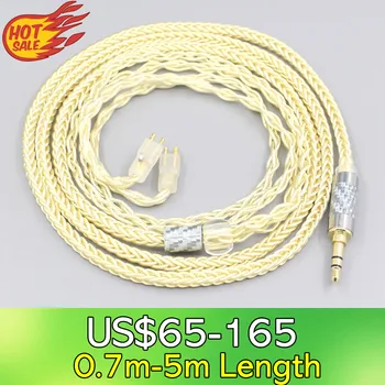 LN007643 8-жильный кабель из позолоченного сплава + палладий-серебро OCC для Fitear To Go! 334 private c435 mh334 Jaben 111 (F111) MH333 Ea