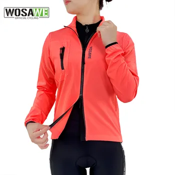 Женская велосипедная куртка WOSAWE, Водонепроницаемая Ветровка, Одежда для Велоспорта, Женская куртка для шоссейного велосипеда, Спортивное велосипедное пальто