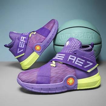Мужская Баскетбольная обувь для уличного баскетбола, амортизирующая нескользящая спортивная обувь, Женские тренировочные спортивные кроссовки, молодежные баскетбольные ботинки