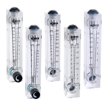 Измеритель расхода жидкости PMMA, Измеритель расхода воды, Панельный Ротаметр С Регулирующим клапаном LZM-15T, 0,2-2л/мин, 0,2-3л/мин, 0,5-4л/мин, 1-7 л/мин, 10-100 л/Ч