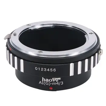Адаптер объектива Haoge для объектива Nikon Nikkor F/AI/AIS/D к фотоаппаратам Olympus и Panasonic Micro Four Thirds MFT M4/3 M43