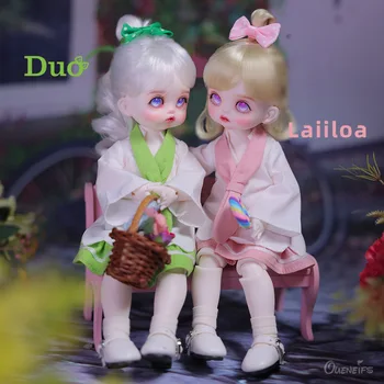 Кукла Duo или Laiiloa BJD 1/6 Dundun Body Милая Кукла в стиле Опрятной Юбки DZ Art Toys Подарок-сюрприз для детей