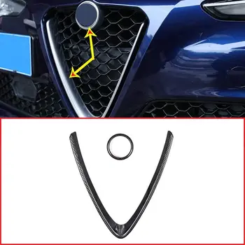 ABS Пластик, Передняя Решетка, Решетки для почек, Сетчатая Декоративная рамка для Alfa Romeo Giulia 2017 2018 2019