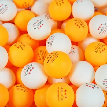 Мячи для настольного тенниса из АБС-пластика 3 Звезды, Экологические Мячи для пинг-понга для взрослых, Тренировочные, 40 + 2,8 Г, 2023, 50, 100 шт