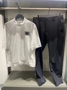 Мужские брюки для гольфа, осенняя спортивная одежда, высококачественные быстросохнущие длинные брюки 8037