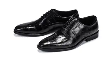 Новый стиль, мужские модельные туфли ручной работы из натуральной кожи с острым носком, резные туфли-броги, вечерние свадебные туфли на шнуровке, большой размер 46