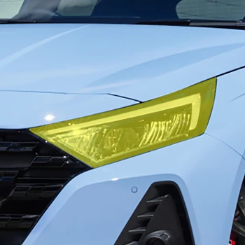 Оттенок фар автомобиля, Черная защитная пленка, задний фонарь, Прозрачная наклейка из ТПУ Для Hyundai i20 2021 2022 2023 Аксессуары