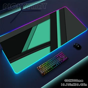 RGB Игровой коврик для мыши Минималистичный Коврик для мыши LED Large Gamer Desk Pad XXL Keyboard Pads Светящийся настольный коврик для мыши с подсветкой