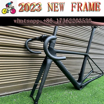 2023 дисковый тормоз New road bike frameset R5 карбоновая рама дорожного велосипеда вся внутренняя проводка Ultra Di2 электронный комплект 700C