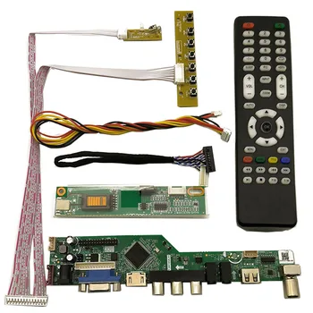 Новый комплект платы ТВ-монитора для LTM230HT02 LTM230HT03 TV + HDMI + VGA + AV + USB ЖК-светодиодный драйвер платы контроллера экрана