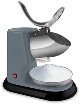 Бритва, машина для бритья льда Strong Мощная Для домашнего и коммерческого использования, стальная дробилка льда с двумя лезвиями и губками, увеличивающая выход льда