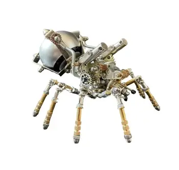 3D металлическая головоломка паук модель комплект механический Bluetooth звук волшебный паук Промышленный стиль сборки игрушки для детей подарок взрослым
