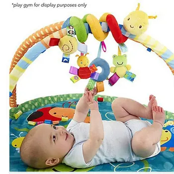 Новая Подвесная Спиральная Погремушка, Коляска, Милые Животные, Детская Кроватка, Мобильная Кровать, Детские Игрушки 0-12 Месяцев, Развивающая Игрушка для Новорожденных для Детей