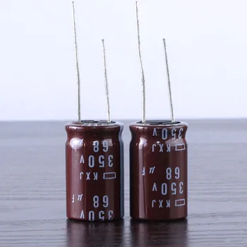 10шт NCC KXJ 68 мкФ 350 В 68mfd электролитический конденсатор с длительным сроком службы 16*25 мм 105 °C