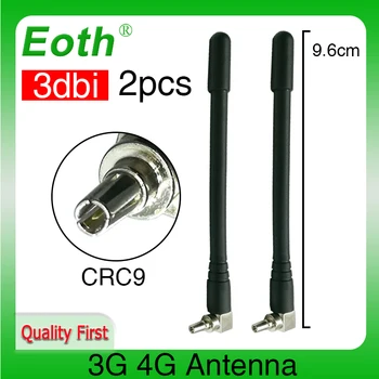 Eoth 2шт 3G 4G lte антенна 2 ~ 3dbi CRC9 Разъем antenne маршрутизатор внешний ретранслятор беспроводной модем antene