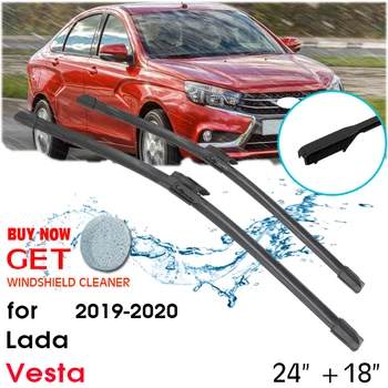 Автомобильное Лезвие Переднего Стекла Резиновые Кремниевые Стеклоочистители Для Lada Vesta 2019-2020 LHD/RHD 24 