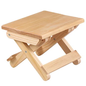 Складной стул из натурального Бамбука Портативный Простой Деревянный Табурет Для Рыбалки на открытом воздухе Маленький Складной Пляж WF1015