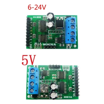 8-канальная плата RS485 Modbus с AT-командами для PLCControl - 5V/6-24 В с двойной шиной RS485 и RS232TTL