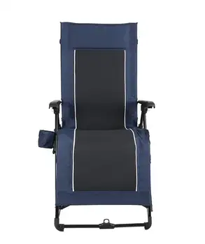 Четырехместный шезлонг с нулевой гравитацией, Походный стул, синий, Портативный складной стул для взрослых для кемпинга, отдыха и путешествий