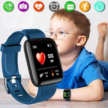 Новые Умные часы для детей, Детские наручные часы для девочек, фитнес-трекер для мальчиков, цифровые умные часы, мультяшные обои, Спортивные часы 2023