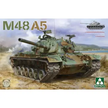 Набор масштабных моделей TAKOM 2161 1/35 американского среднего танка M48A5