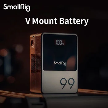 SmallRig VB99 VB155 VB50 Mini V Mount Battery OLED Дисплей USB-C PD Быстрая Зарядка Для Камеры Видеокамеры Монитора Video Light 3579