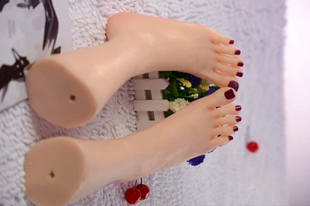 Бесплатная доставка! Модный высококачественный реалистичный силиконовый манекен для ног, модный сделанный в Китае