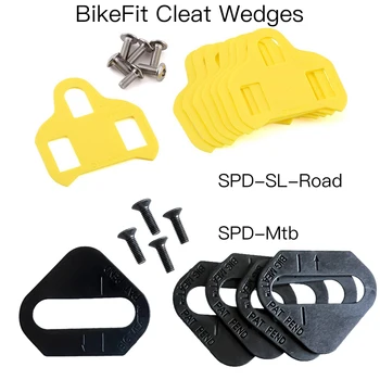 Клинья для крепления шипов BikeFit для Shimano Road SPD-SL и MTB SPD ATAC SpeedPlay Crank Bros Cleats 8 шт./упак.
