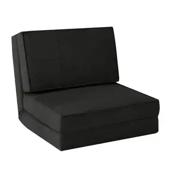 Мягкое замшевое 3-Позиционное Раскладное кресло для отдыха с откидной спинкой, Черный диван Loveseat, Пуф, оттоманка, Напольная подушка, Меховая сумка, сумки для фасоли, кресло-боб
