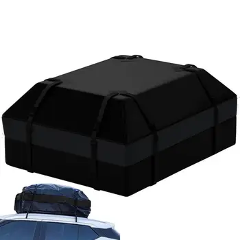 Сумка для перевозки грузов на крыше автомобиля 600D, Водонепроницаемая сумка для перевозки грузов на крыше автомобиля, 15 см, Водонепроницаемая сумка на крышу для всех автомобилей С / Без стойки