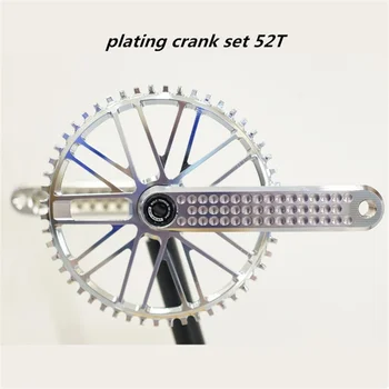 Складной велосипедный кран 52T Ultralight crank chainring для brompton для birdy BMX universalize