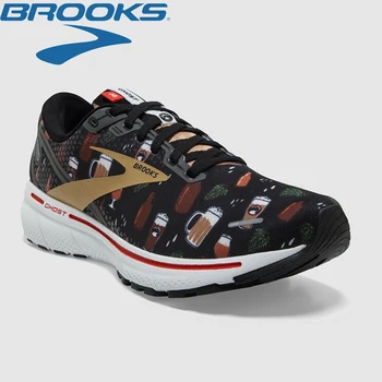 Кроссовки Brooks Ghost 14, Нескользящие, амортизирующие и дышащие Мужские и женские Спортивные Теннисные туфли, Марафонские кроссовки для бега