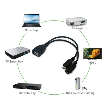 Терминал с USB-портом, адаптер Otg, кабель для Fire Tv 3 или 2nd Gen Fire Stick