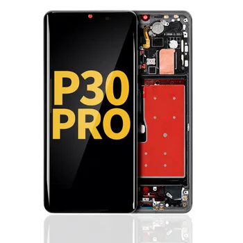 OLED-экран с заменой рамки для Huawei P30 Pro (восстановленный) (черный)