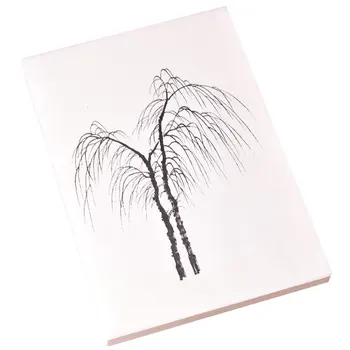 Тщательная Роспись Рукописей Раскрашивание бумаги Ripe Xuan Paper Trees Коллекция линейного рисования для начинающих