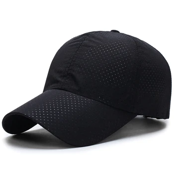 Мужская женская летняя бейсболка Snapback, быстросохнущая сетчатая кепка, солнцезащитная шляпа, дышащие шляпы, уличные кепки для скалолазания и путешествий