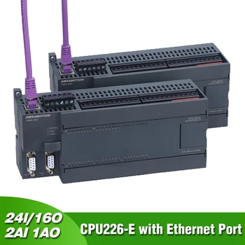 Порт Ethernet ПЛК CPU226 216-2BD23 Заменяет Программируемый логический контроллер Siemens S7-200 24I 16O Аналоговый 2AI 1AO Релейный Транзистор