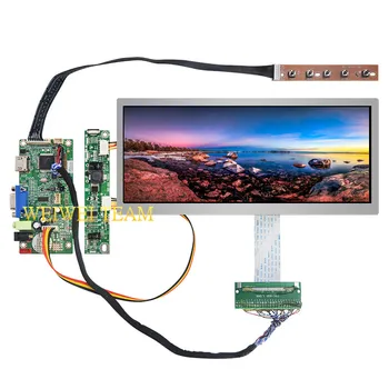 Сверхширокий 10,3-дюймовый 1920x720 IPS ЖК-экран с Растянутой Планкой ЖК-дисплей 50 Контактов LVDS VGA Плата Драйвера Высокой Яркости